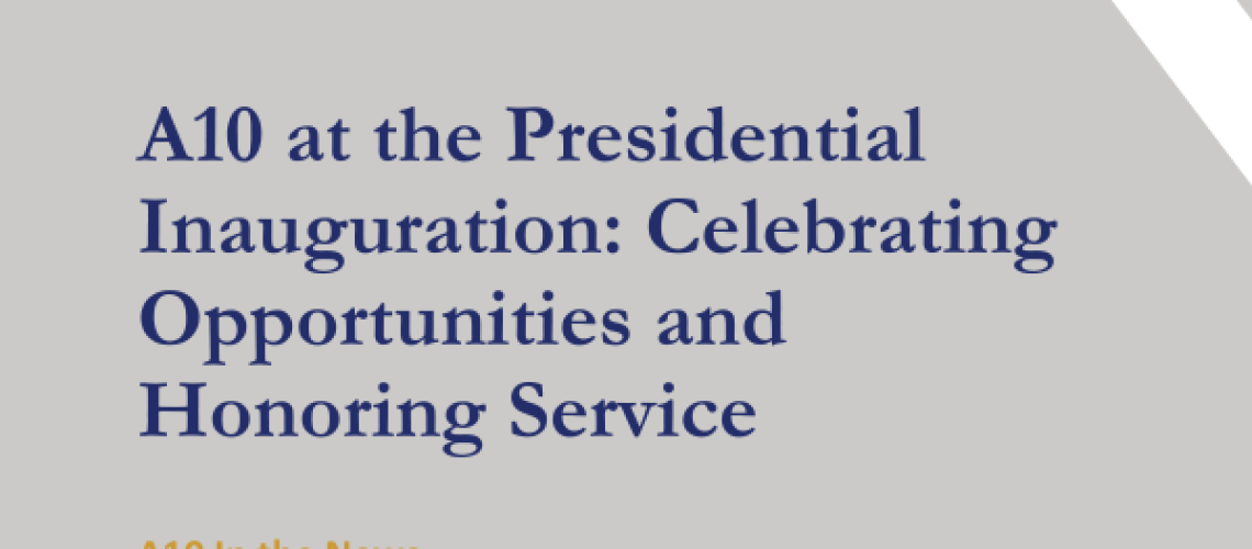 2025 Inauguration Recap A10 Events