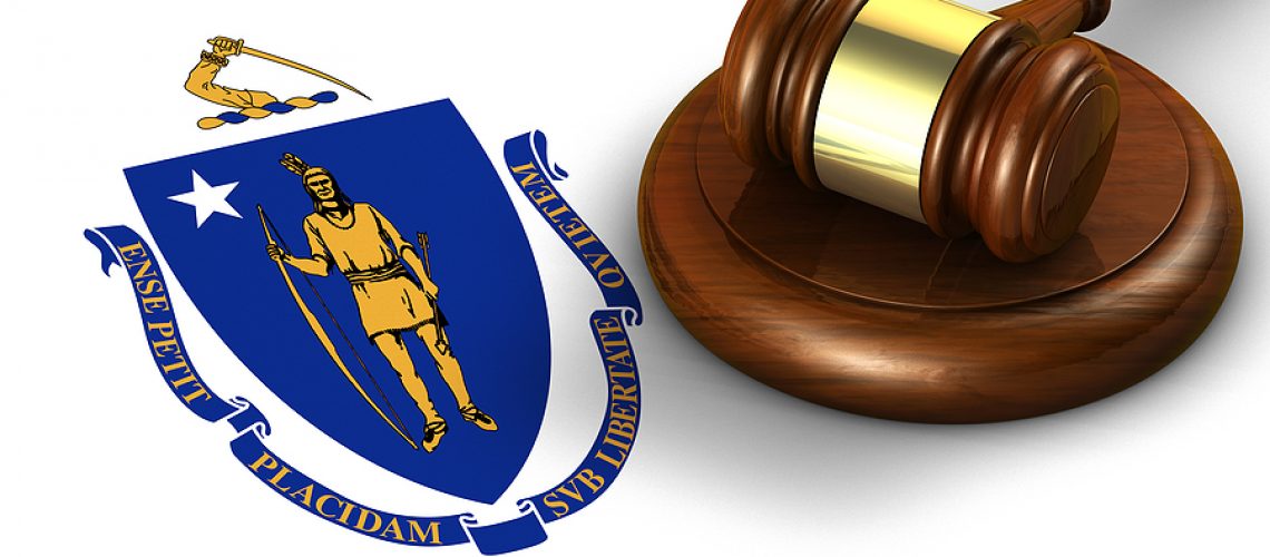 Massachusetts Legal System Concept